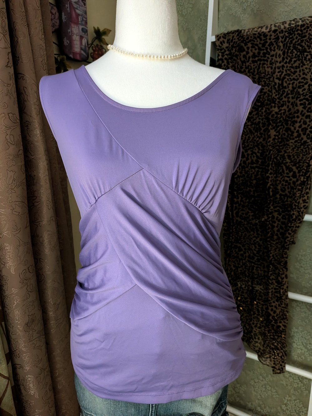 Fitted Pastel Purple Top